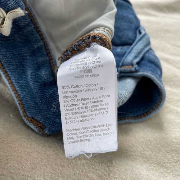 Madewell The Perfect Vintage Wide Leg Denim Jean Womens 25 Blue Please Read - Picture 5 of 10